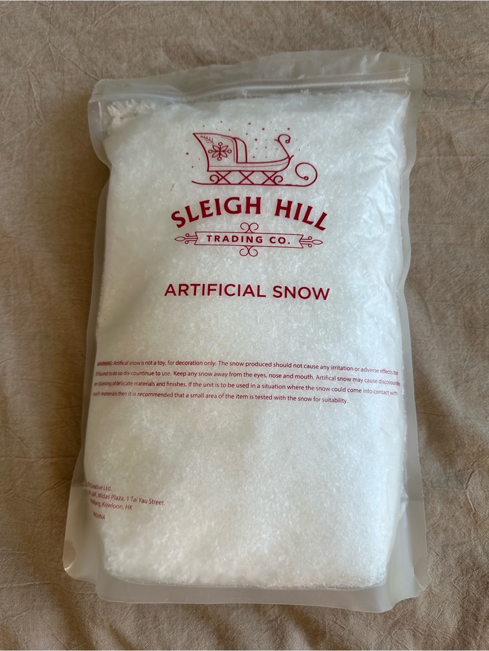 White Artificial Snow - Decorative Home Accent